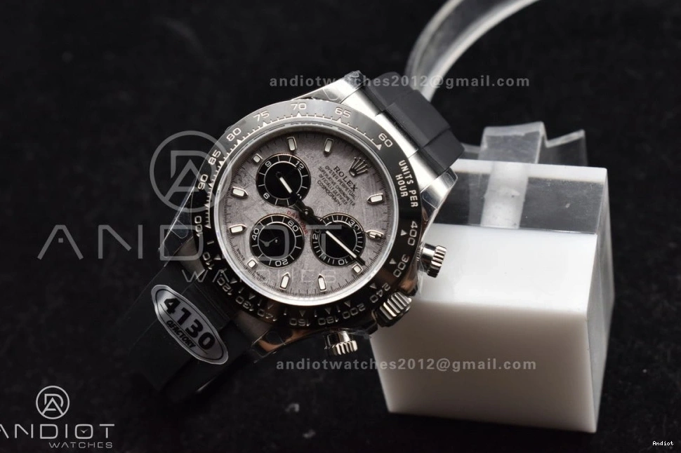 on SA4130 Rubber Strap 116519 Edition QF Daytona Gray Dial Best 1:1 Oysterflex 1110